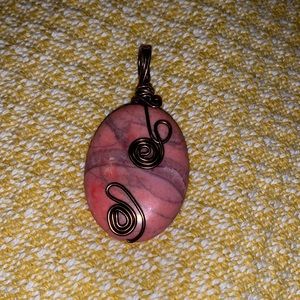 wrapped pendant crystal